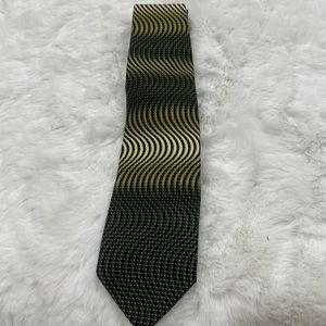 Pierre Balmain Vintage Men’s Silk Neck Tie geometric print gorgeous unique tie